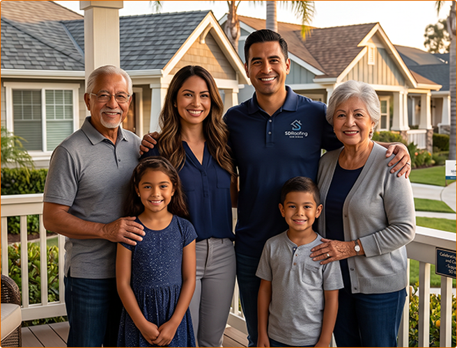 Family-focused residential roofing service